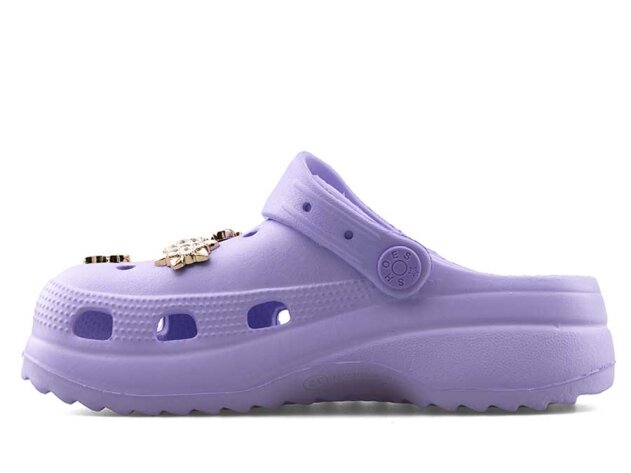 Twingo 205 Filet Terlik Taşlı - Lila - 3