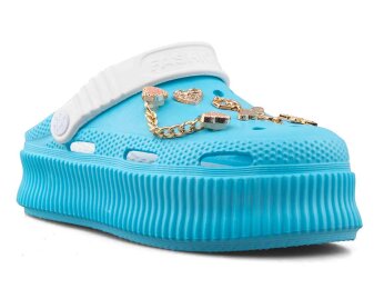 Twingo 312 Zenne Taşlı Terlik - Bebe Mavisi - Twingo