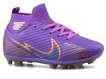 Twingo 585 Merdane Krampon Çoraplı - Mor/Altın - 1