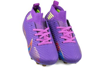 Twingo 585 Merdane Krampon Çoraplı - Mor/Altın - 2