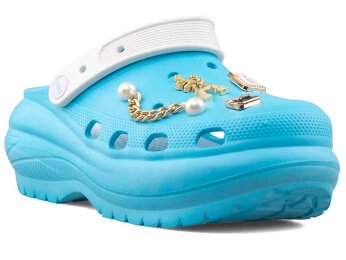 Twingo 602 Zenne Taşlı Terlik - Bebe Mavisi - Twingo