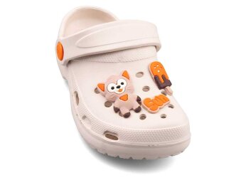 Twingo 606 Filet Terlik Emojili - Ekru (POŞETLİ) - 2