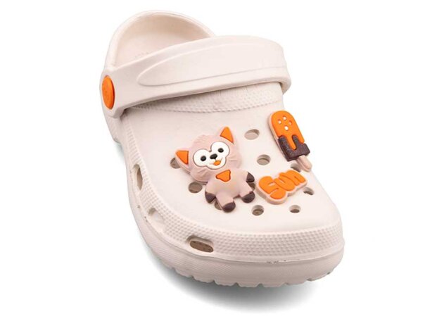 Twingo 606 Patik Terlik Emojili - Ekru (POŞETLİ) - 2