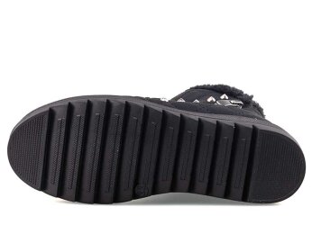 Twingo 6411 Filet Bot Kürklü - Siyah/Siyah - 4