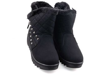 Twingo 6411 Filet Bot Kürklü - Siyah/Siyah - 2