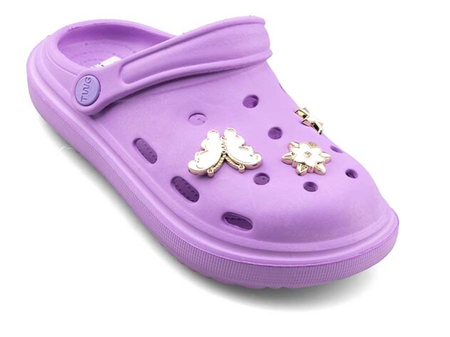 Twingo 755 Filet Terlik Taşlı - Lila - 2