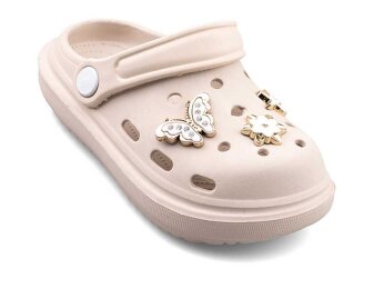 Twingo 755 Patik Terlik Taşlı - Ekru - 2