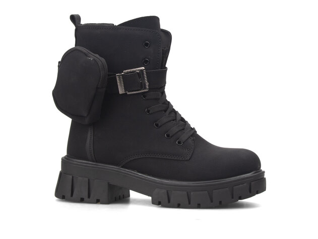 Twingo 7640 Patik Bot Çantalı - Siyah/Zümrüt - 5