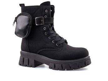 Twingo 7640 Zenne Bot Çantalı - Siyah/Zümrüt - Twingo