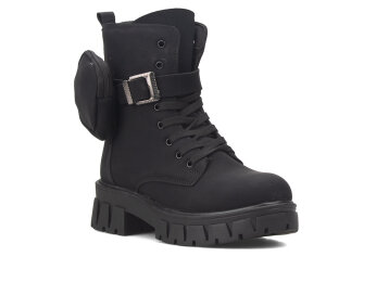 Twingo 7640 Zenne Bot Çantalı - Siyah/Zümrüt - 6