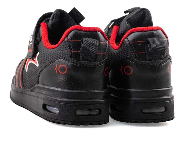 Valent 0036V Patik Işıklı Cilt - Siyah/Kırmızı - 3