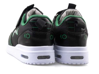 Valent 0036V Patik Işıklı Cilt - Siyah/Yeşil - 3