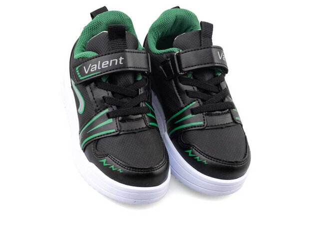 Valent 0036V Patik Işıklı Cilt - Siyah/Yeşil - 2