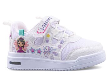 Valent 0038 Patik Anrk Işıklı - Beyaz/Mor/Lila - 1