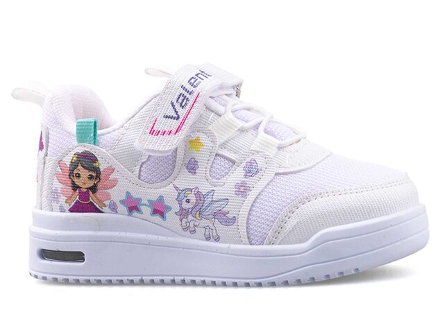 Valent 0038 Patik Anrk Işıklı - Beyaz/Mor/Lila - 1