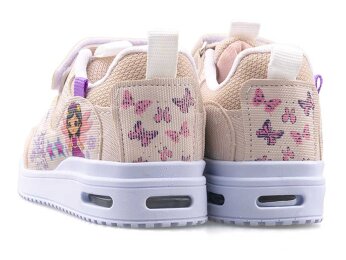 Valent 0038 Patik Anrk Işıklı - Krem/Lila - 3