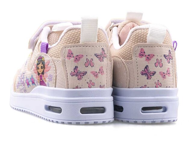 Valent 0038 Patik Anrk Işıklı - Krem/Lila - 3