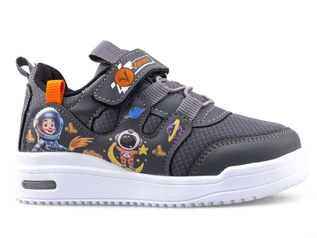 Valent A03 Patik Anrk Işıklı - Füme/Turuncu - 1