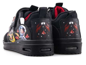 Valent A03 Patik Anrk Işıklı - Siyah/Kırmızı - 3