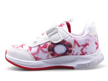 Valent B-06 Patik Anrk Işıklı - Beyaz/Kırmızı - Valent