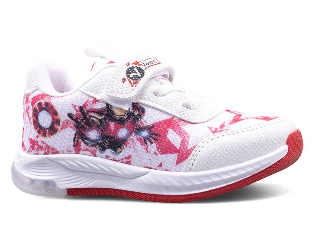 Valent B-06 Patik Anrk Işıklı - Beyaz/Kırmızı - 1