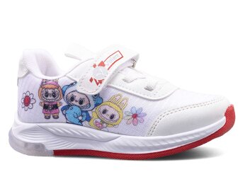 Valent B-08 Patik Anrk ışıklı - Beyaz/K. - Valent