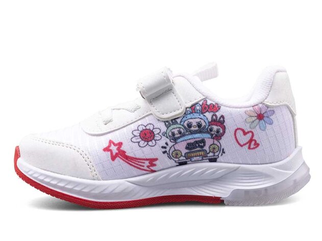 Valent B-08 Patik Anrk ışıklı - Beyaz/K. - 2