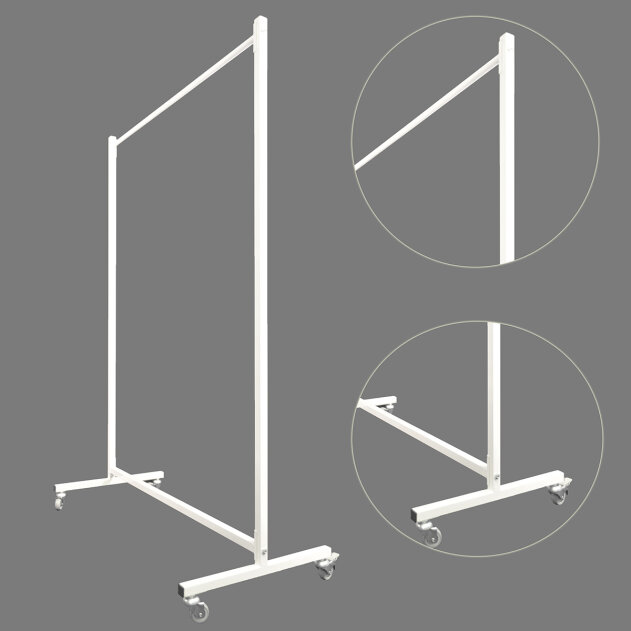 Vistand 100 cm Askı Standı - Beyaz - 1