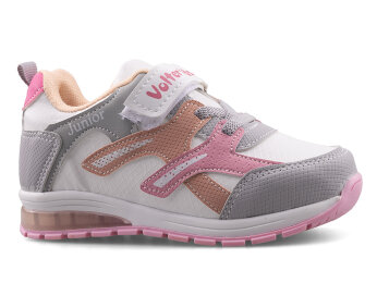 Volter 117 Patik Cilt Işıklı - Beyaz/Pembe - 1