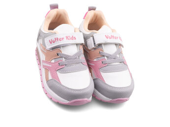 Volter 117 Patik Cilt Işıklı - Beyaz/Pembe - 2