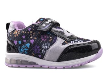 Volter 118 Patik Anrk Işıklı - Siyah/Lila - 1