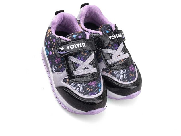 Volter 118 Patik Anrk Işıklı - Siyah/Lila - 2
