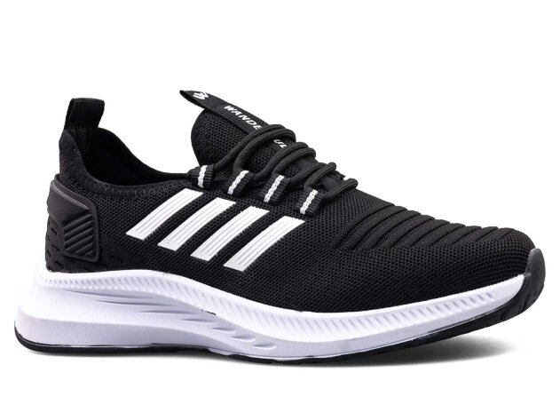 Wanderfull 4094 Merdane Triko - Siyah/Beyaz - 1