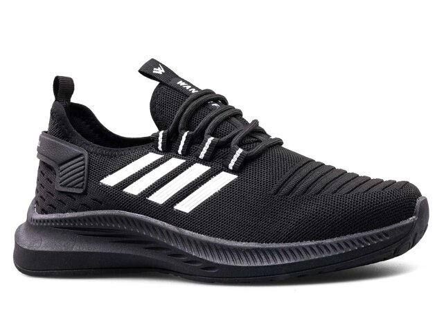 Wanderfull 4094 Merdane Triko - Siyah/Beyaz/Siyah - 1