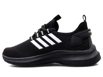 Wanderfull 4094 Merdane Triko - Siyah/Beyaz/Siyah - Wanderfull