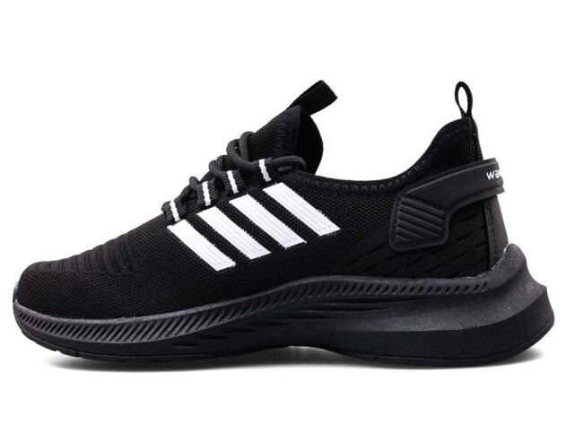 Wanderfull 4094 Merdane Triko - Siyah/Beyaz/Siyah - 2