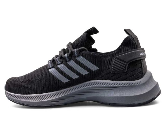 Wanderfull 4094 Merdane Triko - Siyah/Füme - 2