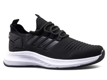 Wanderfull 4094 Merdane Triko - Siyah/Siyah/Beyaz - 1