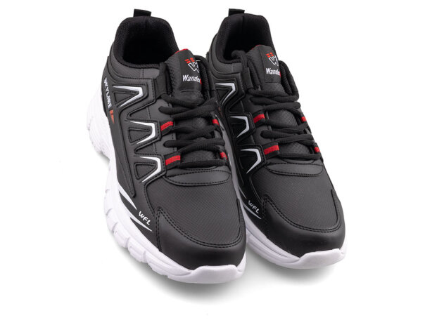 Wanderfull 4281 Merdane Cilt - Siyah/Beyaz/Kırmızı/Kıırmızı - 2