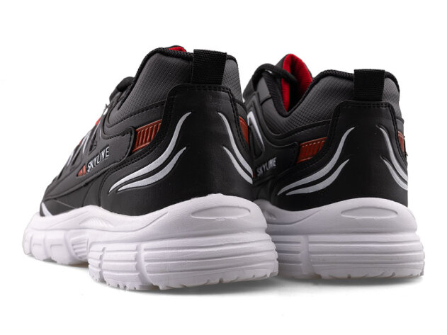 Wanderfull 4281 Merdane Cilt - Siyah/Beyaz/Kırmızı/Kıırmızı - 3