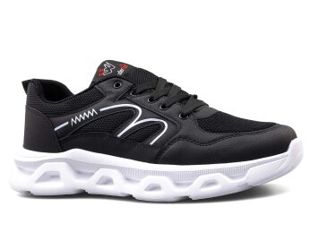 Wanderfull 4340 Merdane Anrk - Siyah/Beyaz/Siyah - Wanderfull