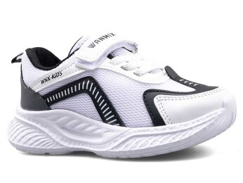 Wanmix 011 Patik Anrk - Beyaz/Siyah - Wanmix