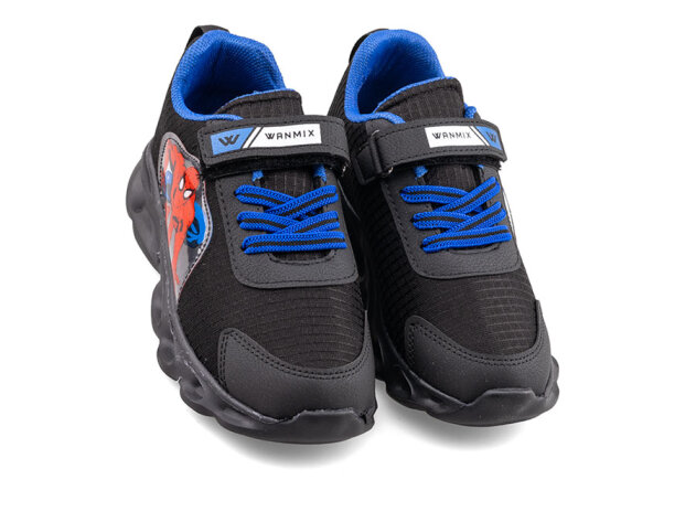 Wanmix 012 Patik Işıklı Su İtici (10LU) - Siyah/Mavi Örümcek - 2