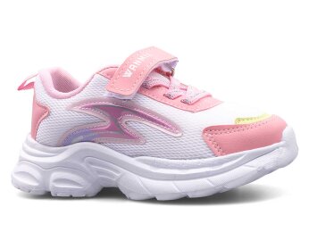 Wanmix 013 Patik Anrk - Pembe/Beyaz - Wanmix