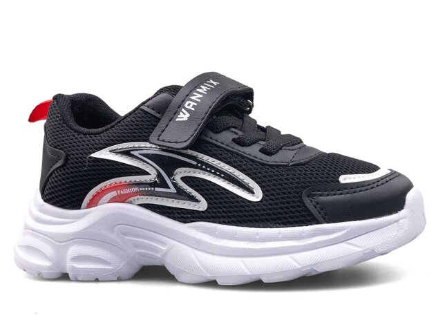 Wanmix 013 Patik Anrk - Siyah/Beyaz - 1