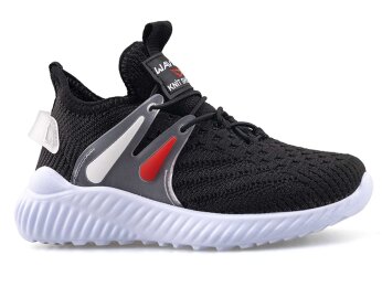 Waves 010 Filet Triko - Siyah/Kırmızı/Beyaz - waves