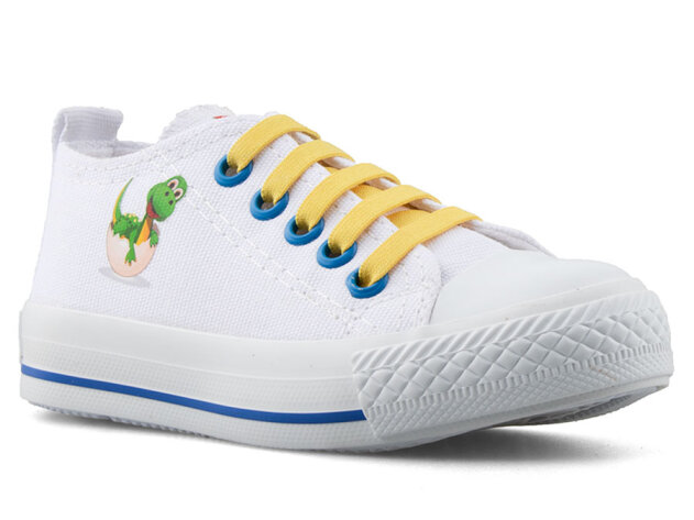 Waves 104 Bebe Keten - Beyaz/Mavi - 1