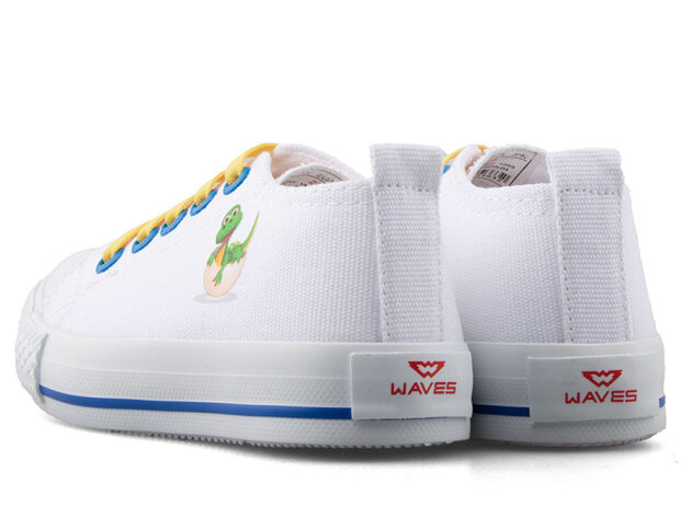 Waves 104 Bebe Keten - Beyaz/Mavi - 3