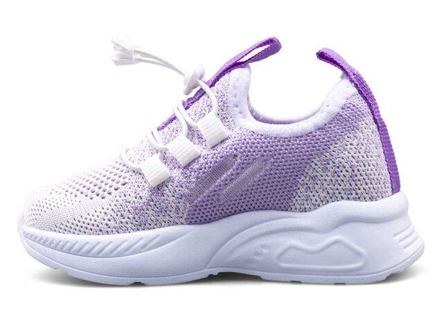 Waves 128 Bebe Triko - Beyaz/Lila - 2