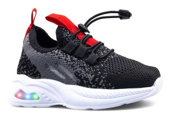 Waves 128 Bebe Triko - Siyah/Kırmızı - Waves